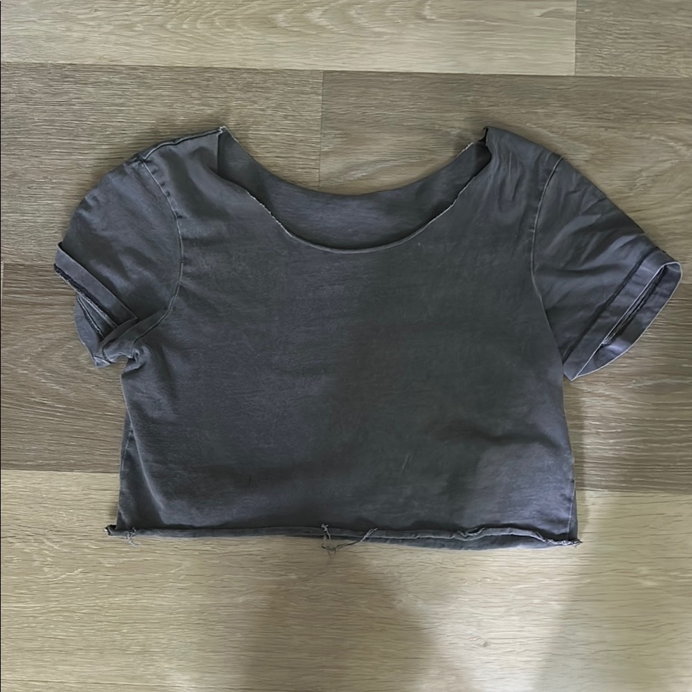 Indigo Women's Cut Off The Shoulder Crop Top